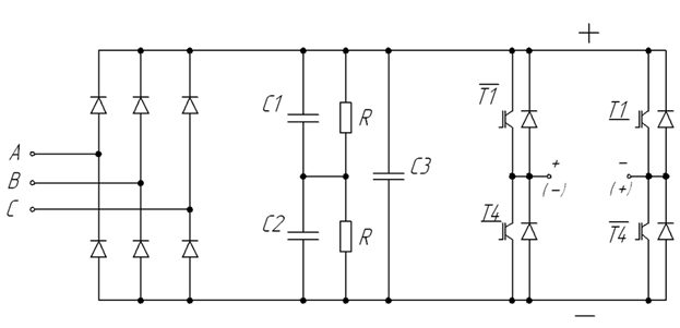 Силовая схема рекуперации 2эс5к