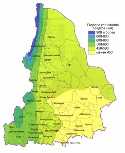 Карта осадков свердловская область тугулым