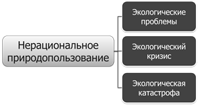 Схема нерационального природопользования