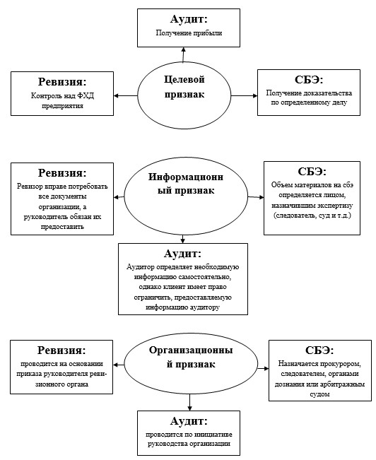 Контроль и ревизия в схемах и таблицах