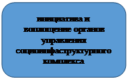 Скругленный прямоугольник: инициатива и
воплощение органов управления
социоинфаструктурного комплекса