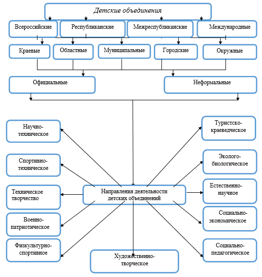 Виды детских организаций
