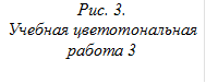 Рис. 3.
Учебная цветотональная работа 3